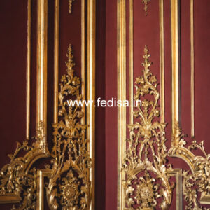 Marble Wall Design Living And Dining Room Ceiling Design No-1730