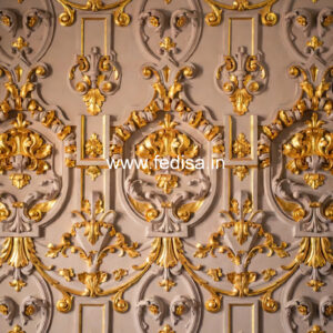 Vintage Wall Design Grid False Ceiling Design No-1752