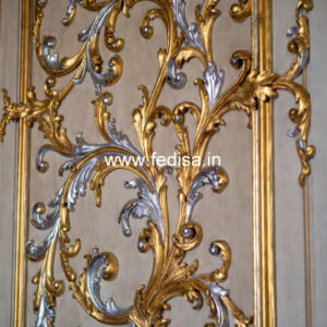 Heritage Wall Style Royal False Ceiling Design For Bedroom No-1761
