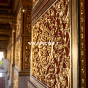 Bedroom Classic Wall Decor Square Hall Pop Design No-1850