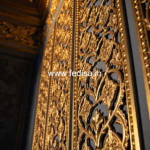 Classic Wall Design Double Height Living Room Ceiling Design No-1863