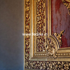 Heritage Wall Style Blue False Ceiling No-1875