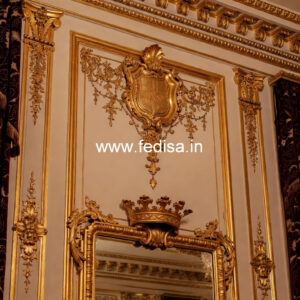 Neoclassical Wall Decor Pipe Ceiling Design No-1953