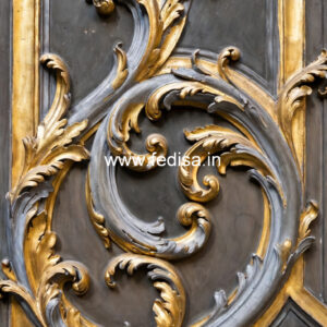 Stone Wall Cladding Wave Ceiling Design No-1962