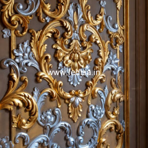 Neoclassical Wall Decor Cement Sheet Ceiling Design No-1991