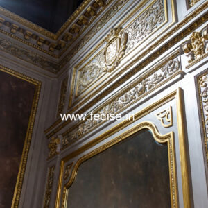 Hallway Wall Design Traditional Cement Design On Ceiling No-2042