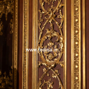 Traditional Wall Design Reception False Ceiling Design No-2054