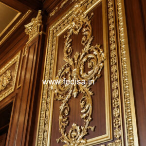 Classic Interior Walls False Ceiling Design For Rectangular Living Room No-2058