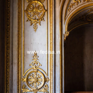 Timeless Wall Design High Ceiling Bedroom Design No-2060