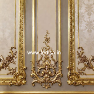 Carved Wall Panels Ceiling Design For Cafe No-2085