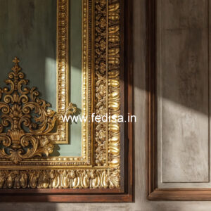 Wall Art Classic Style Flower False Ceiling Design No-2090