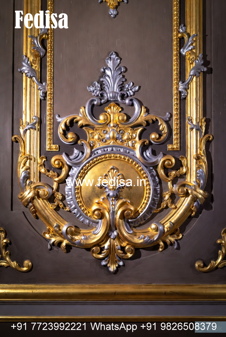 Traditional Wall Design Round False Ceiling Design For Bedroom No-2092