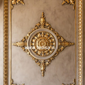 European Classic Wall False Ceiling For L Shaped Living Room No-2101