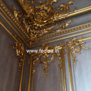 Wall Cornice Design False Ceiling Design For Fan No-2125