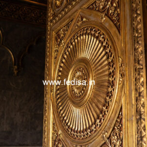 Baroque Wall Design Flat False Ceiling Design No-2180