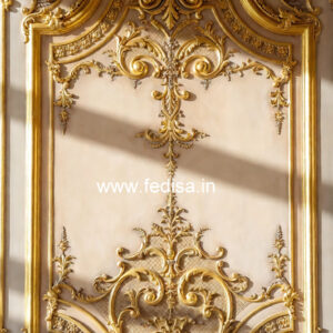 Classic Tv Wall Design Small Balcony False Ceiling Design No-2195