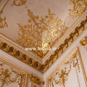Feature Wall Classic Style Classy False Ceiling Design No-2196