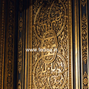 Antique Wall Design False Ceiling Groove Design No-2220