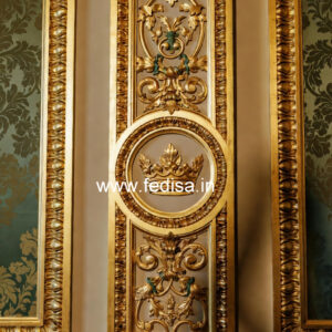 Marble Wall Design Groove In False Ceiling No-2224
