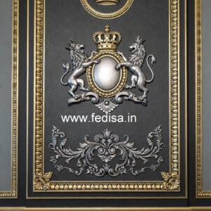 Wall Cornice Design Veneer False Ceiling Design No-2239