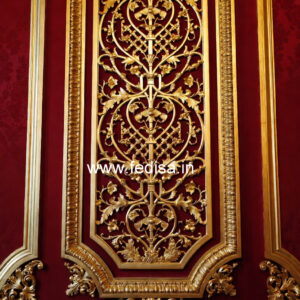 Vintage Wall Design Simple Plain False Ceiling Design No-2284