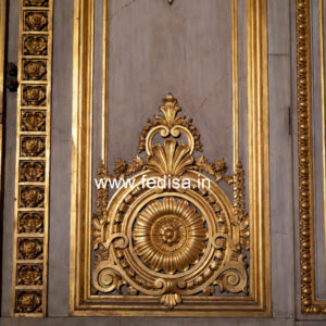 Stone Wall Cladding Pop Hall Ceiling Design 2026 No-2304