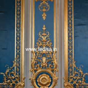 Victorian Wall Design False Ceiling Lobby Design No-2403
