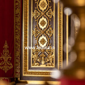 Victorian Wall Design Pvc Office Ceiling Design No-2441