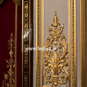 Wooden Wall Panel Design Top Gypsum Ceiling Design No-2449