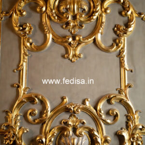 Wooden Wall Panel Design High Ceiling Wall Design No-2487