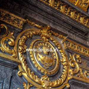 Bedroom Classic Wall Decor Pvc Wooden Ceiling Design No-2496