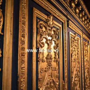 Hallway Wall Design Traditional Room Gypsum Ceiling Design No-2498