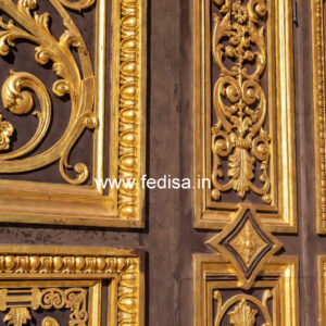 Victorian Wall Design Geometric False Ceiling Design No-2593