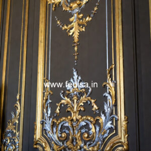 Wall Molding Design Dining Room Gypsum Ceiling Design No-2640