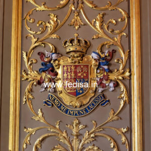 Classic Tv Wall Design Home Theater False Ceiling Design No-2651