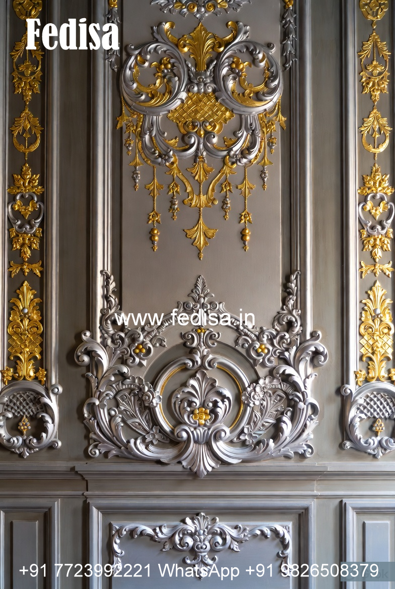 Wall Molding Ideas Gips Ceiling Design No-2691