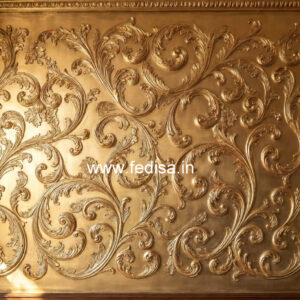 Victorian Wall Design Square Shape Pop Design No-2745