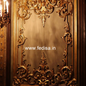 Wall Paneling Classic Style Plaster Ceiling Lighting Design No-2793