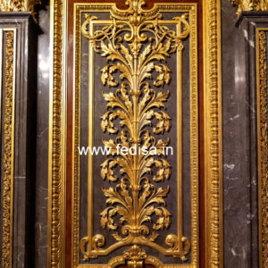 Wooden Wall Panel Design Bathroom False Ceiling No-2829