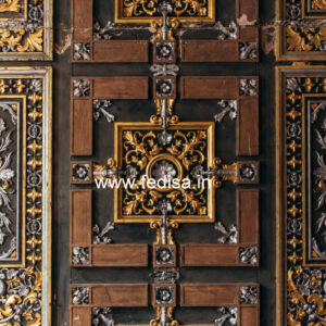 Classic Wall Design Glass False Ceiling No-2851