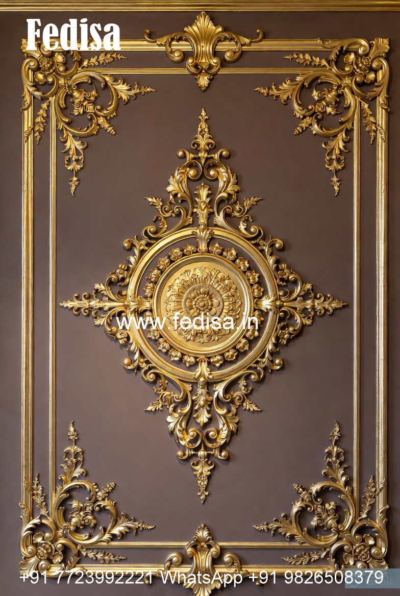 Classic Interior Walls Mdf Jali False Ceiling No-2894