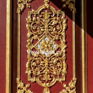 Hallway Wall Design Traditional Black False Ceiling No-2954