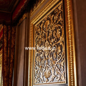 Decorative Wall Design Dining Table False Ceiling No-2971