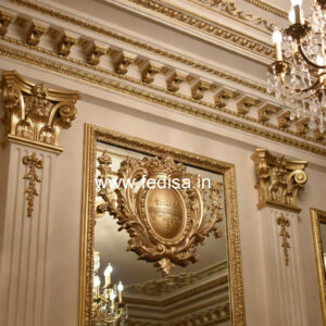 Decorative Wall Trims False Ceiling For L Shaped Living Room No-2998