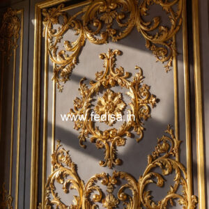 Wall Molding Design Chandelier False Ceiling No-3058