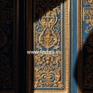 Heritage Wall Style False Ceiling Double Fan No-3129