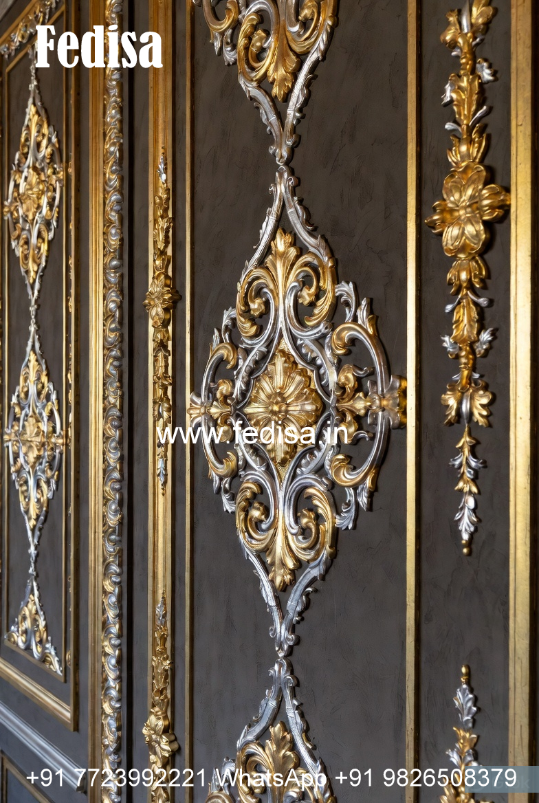 Classic Living Room Wall Design False Ceiling On Wall No-3141