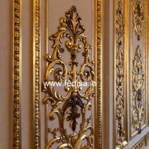 Dining Room Wall Design Classic Bedroom False Ceiling With Fan No-3143