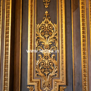 Antique Wall Design Wooden Panel False Ceiling No-3170