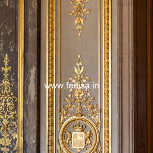 Wooden Wall Panel Design False Ceiling For Small Hall No-3171